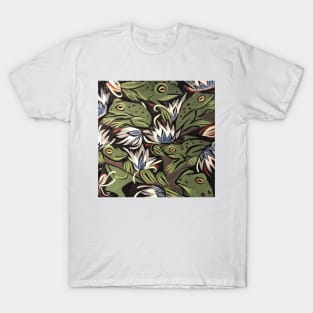 Water Lily Frogs T-Shirt